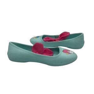 Native Shoes Margot Bow X Little Twin Stars Blue Pink Bow Slip On Shoes Size 13C